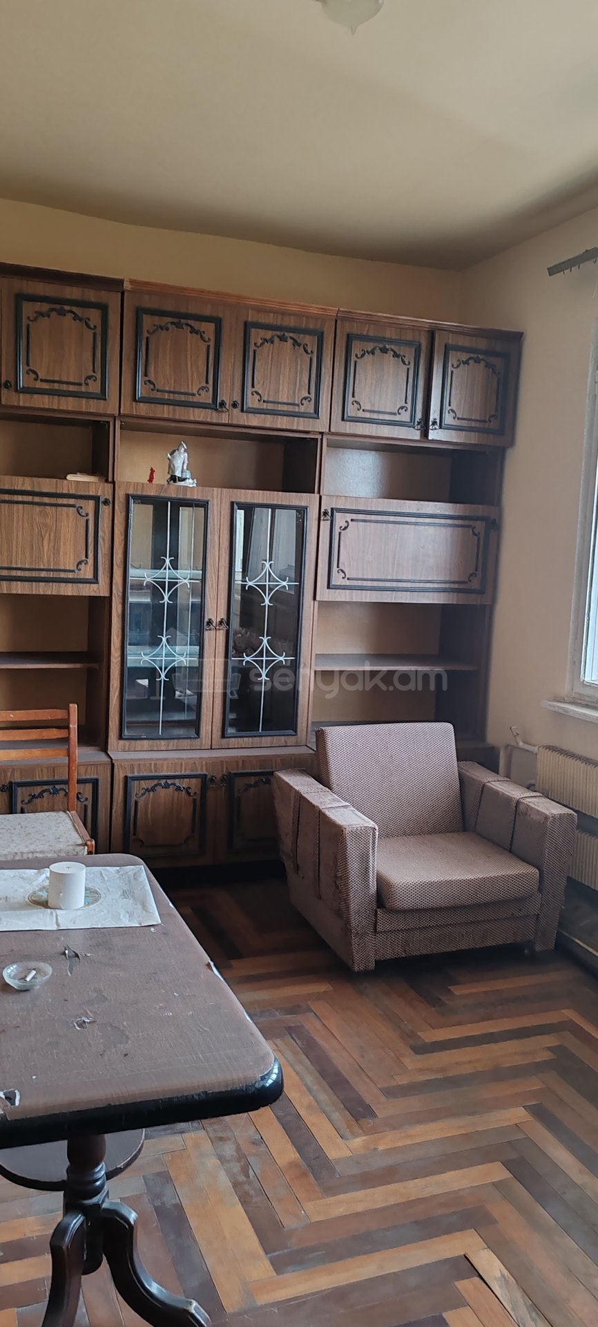 3 Սենյականոց Բնակարան, 74քմ, 9/9 հարկ, Պետական Վիճակում