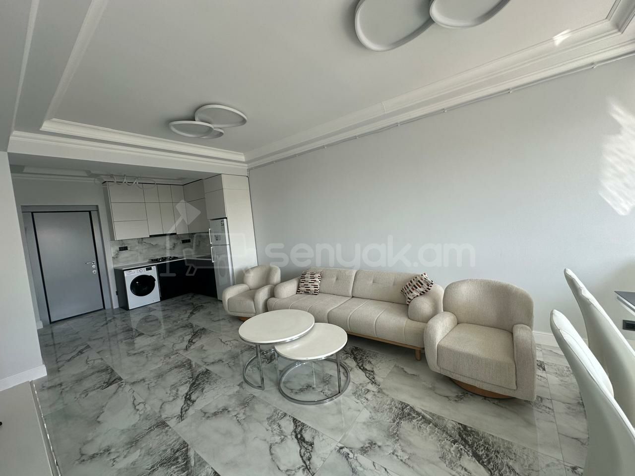 3 Սենյականոց Բնակարան Նորակառույցում, 62քմ, 5/8 հարկ, Դիզայներական Վերանորոգված