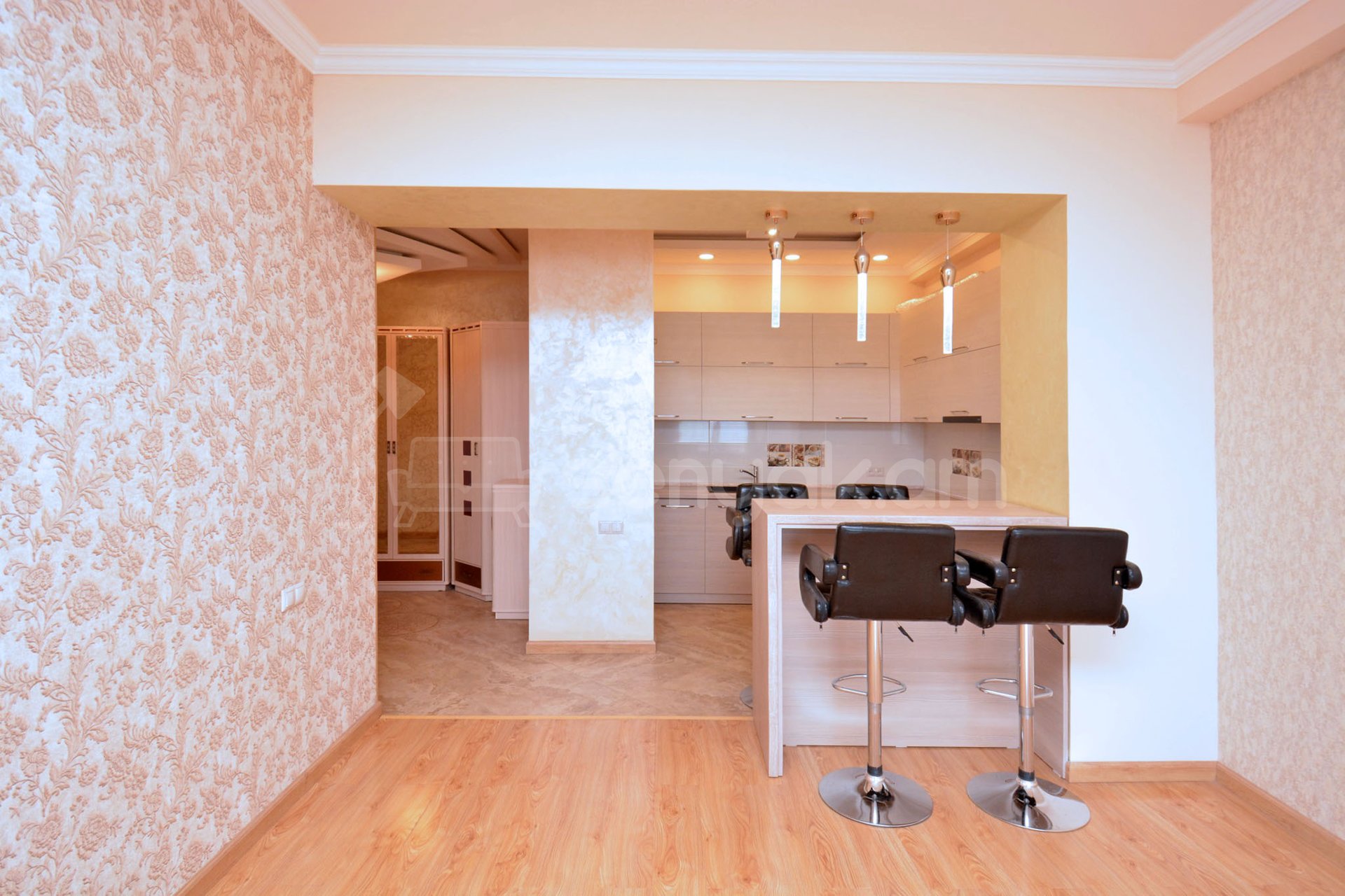 3 Սենյականոց Բնակարան Նորակառույցում, 105քմ, 12/16 հարկ, Կապիտալ Վերանորոգված