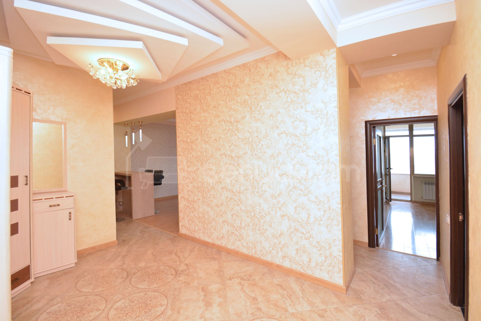 3 Սենյականոց Բնակարան Նորակառույցում, 105քմ, 12/16 հարկ, Կապիտալ Վերանորոգված