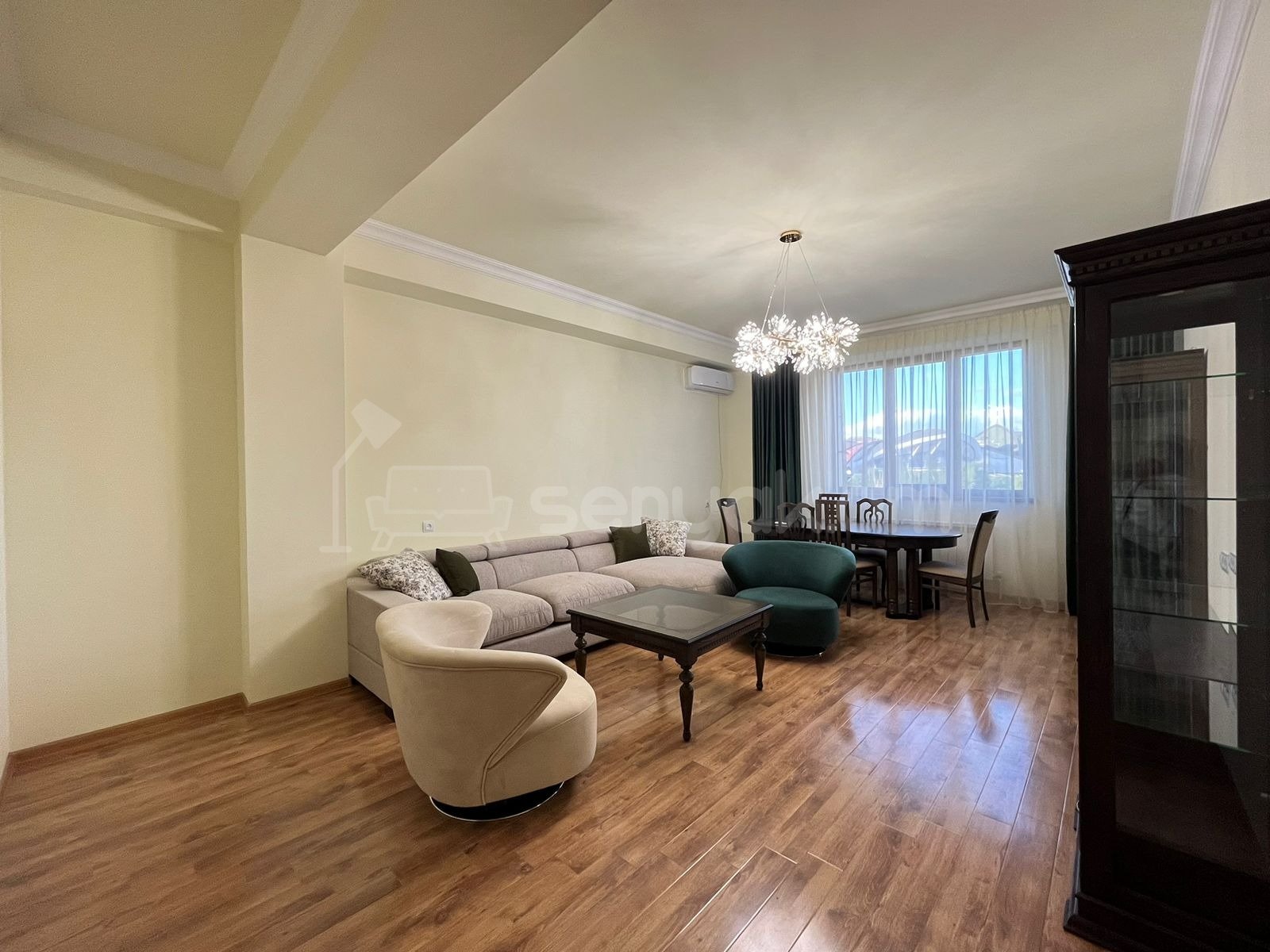 3 Սենյականոց Բնակարան Նորակառույցում, 110քմ, 13/16 հարկ, Կապիտալ Վերանորոգված, Կահավորված, Արևկող