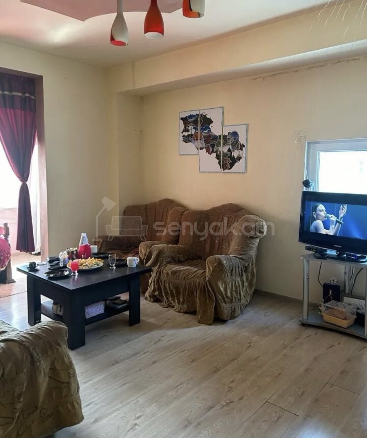 1 Սենյականոց Բնակարան, 50քմ, 2/9 հարկ, Նորմալ Վիճակում, Մասամբ Կահավորված, Արևկող