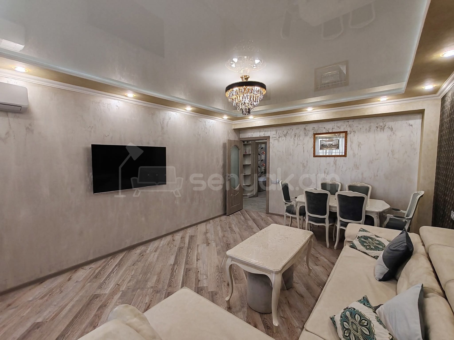 3 Սենյականոց Բնակարան, 80քմ, 7/9 հարկ, Դիզայներական Վերանորոգված, Կահավորված