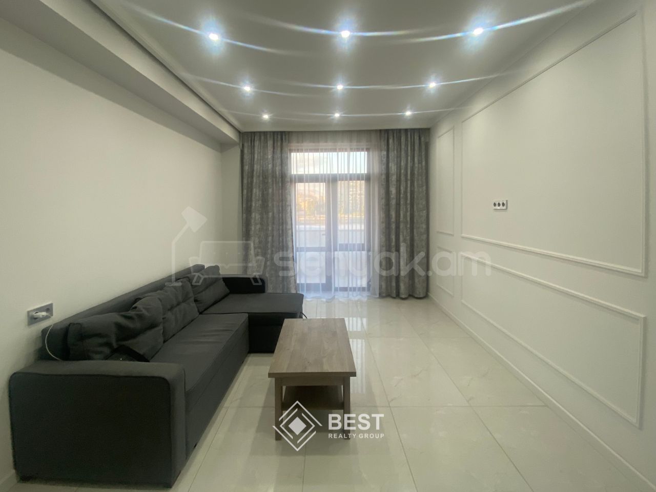 3 Սենյականոց Բնակարան Նորակառույցում, 57քմ, 7/14 հարկ, Կապիտալ Վերանորոգված