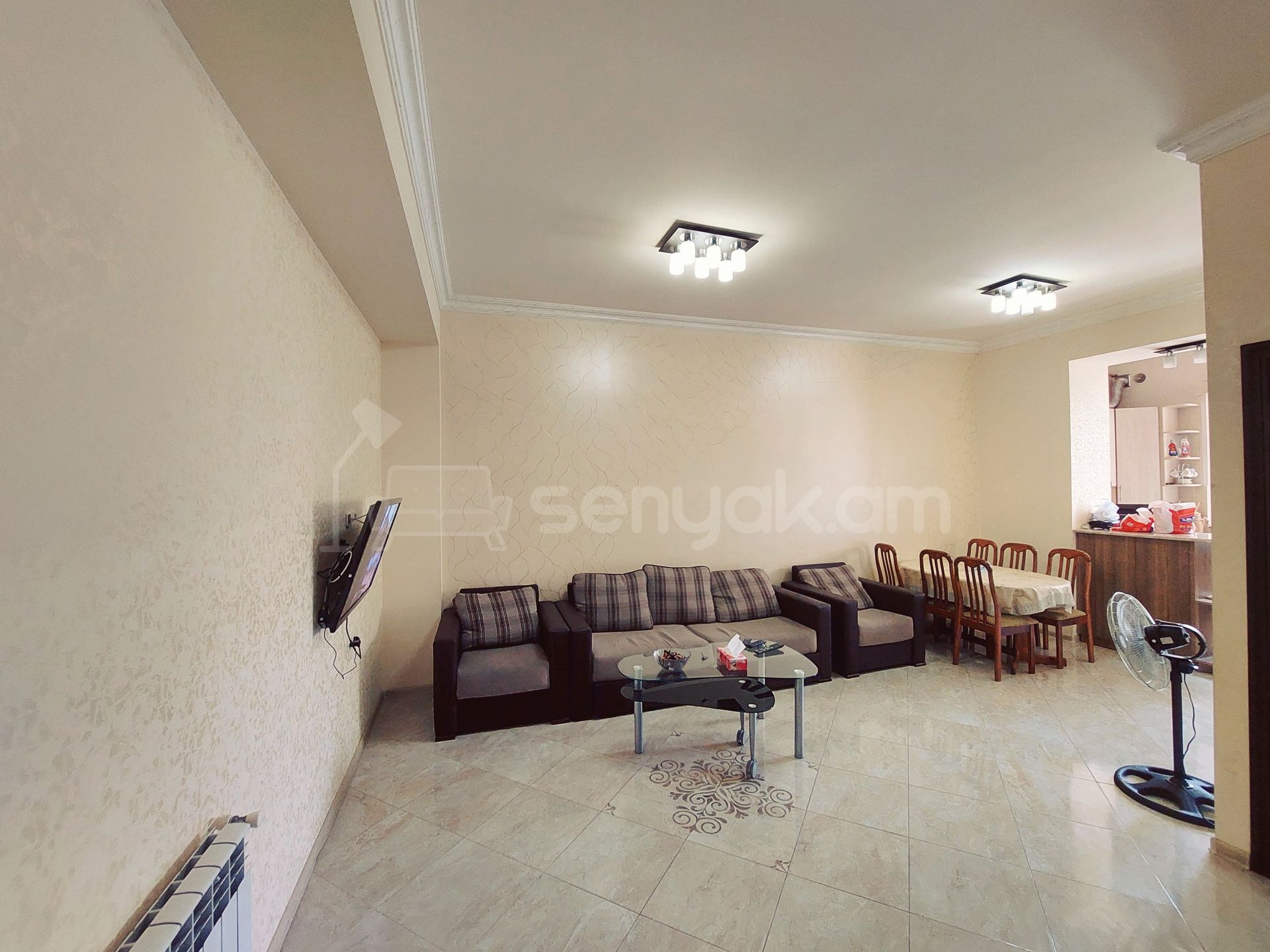 2 Սենյականոց Բնակարան Քարե Շենքում, 65քմ, 2/5 հարկ, Դիզայներական Վերանորոգված, Կահավորված