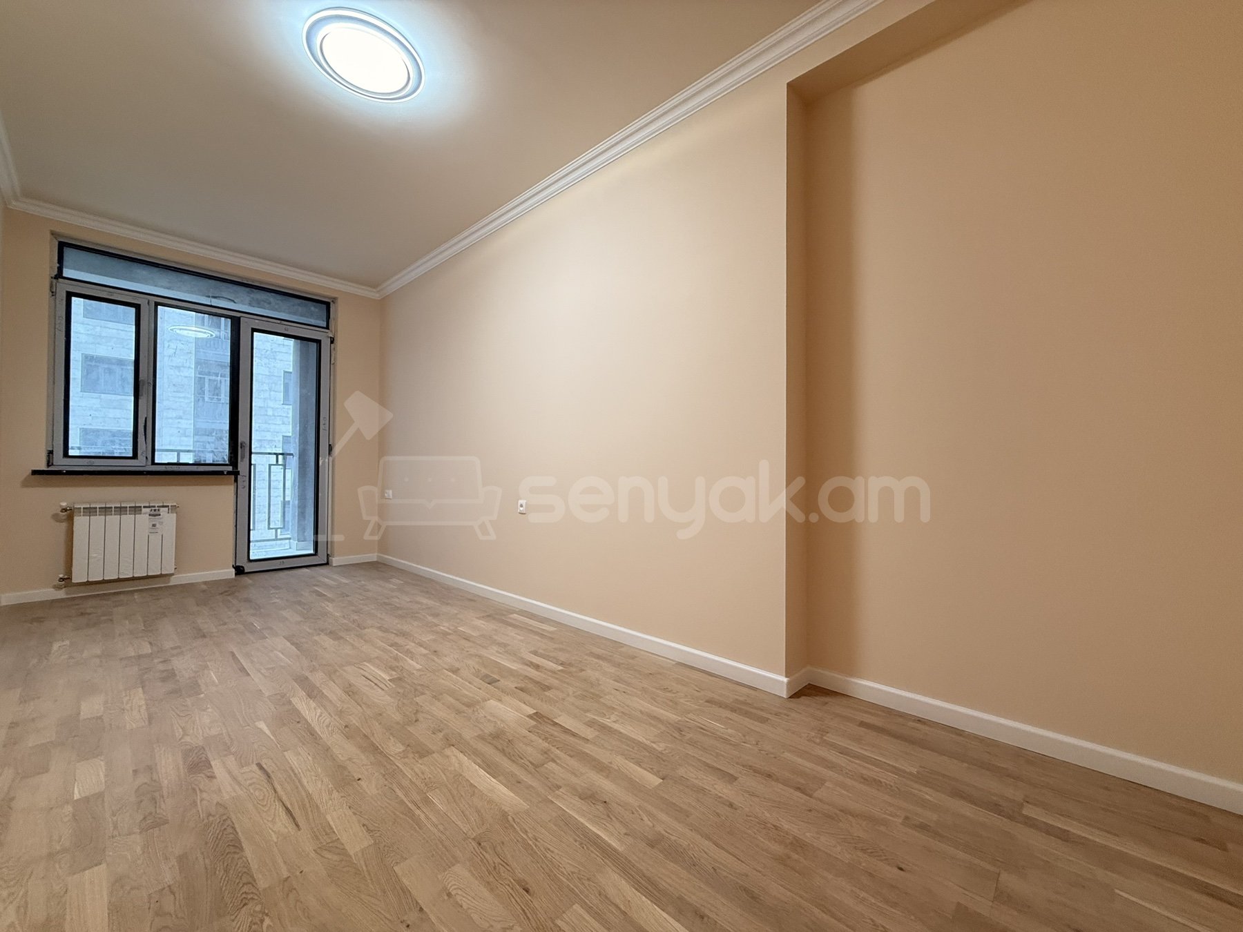 2 Սենյականոց Բնակարան Նորակառույցում, 63քմ, 3/12 հարկ, Կապիտալ Վերանորոգված