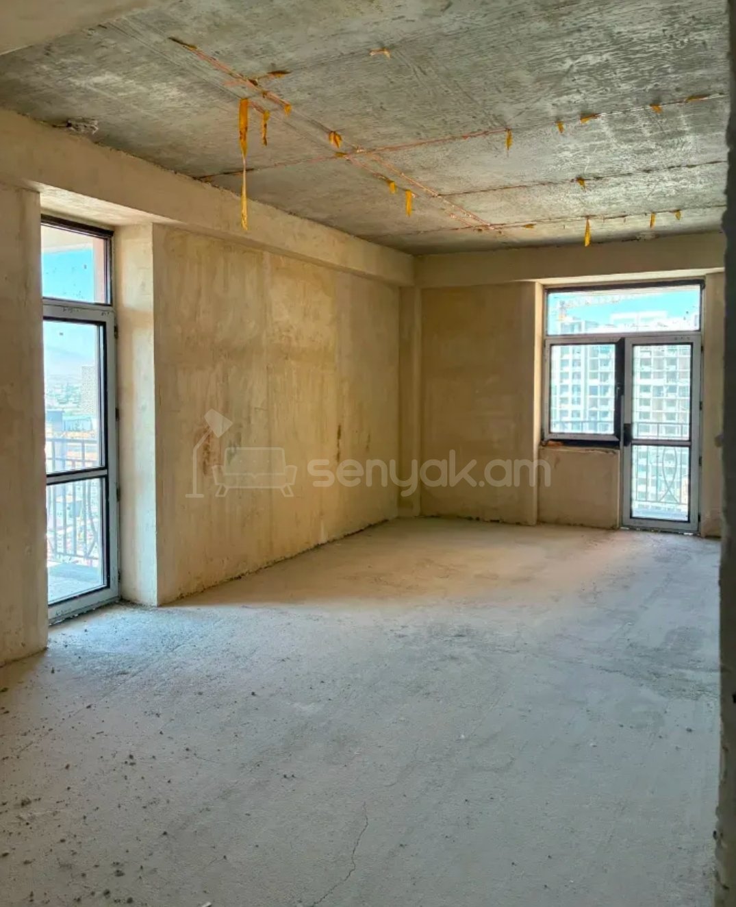 3 Սենյականոց Բնակարան Նորակառույցում, 92քմ, 14/18 հարկ, Զրոյական Վիճակում