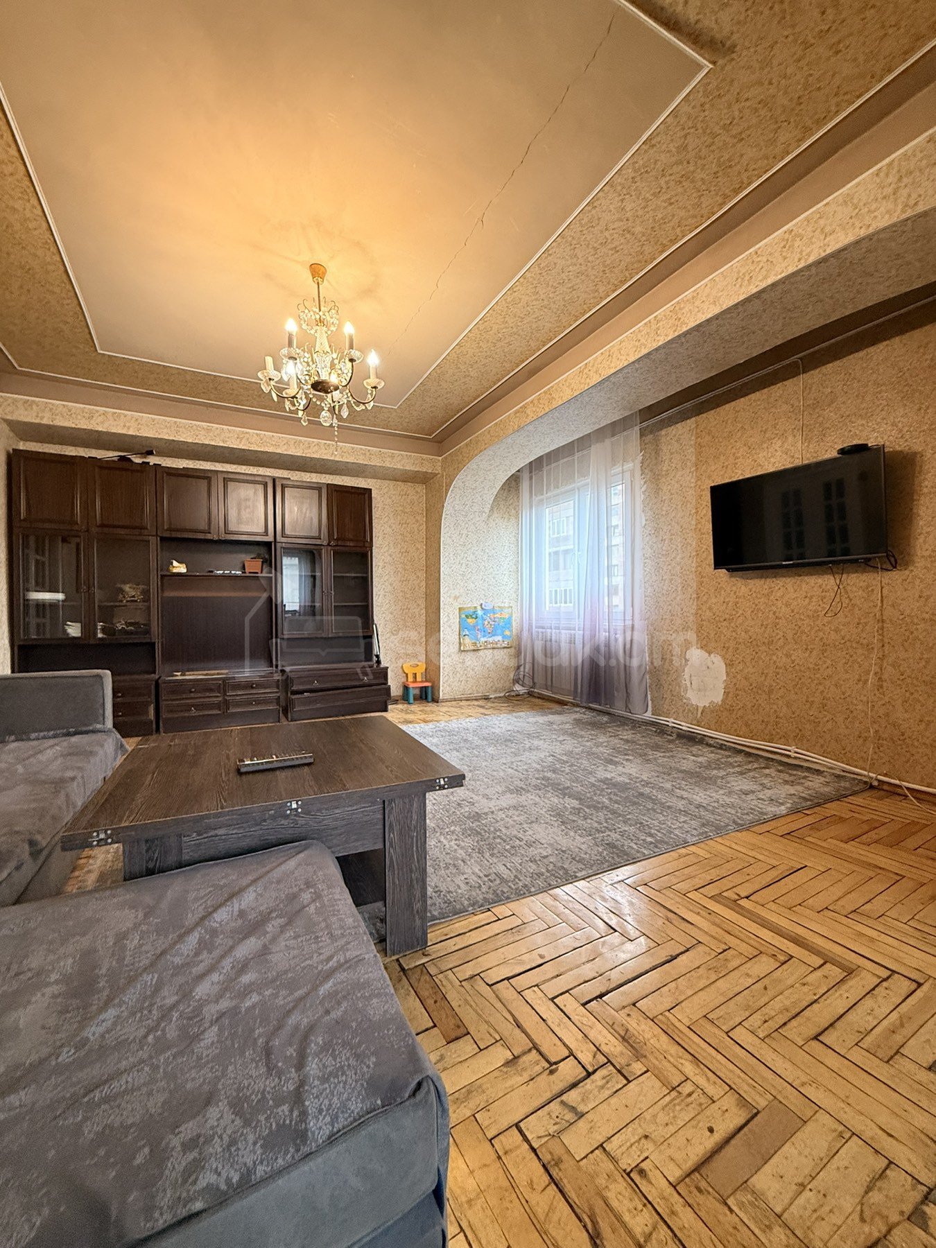 3 Սենյականոց Բնակարան, 82քմ, 9/14 հարկ, Պետական Վիճակում