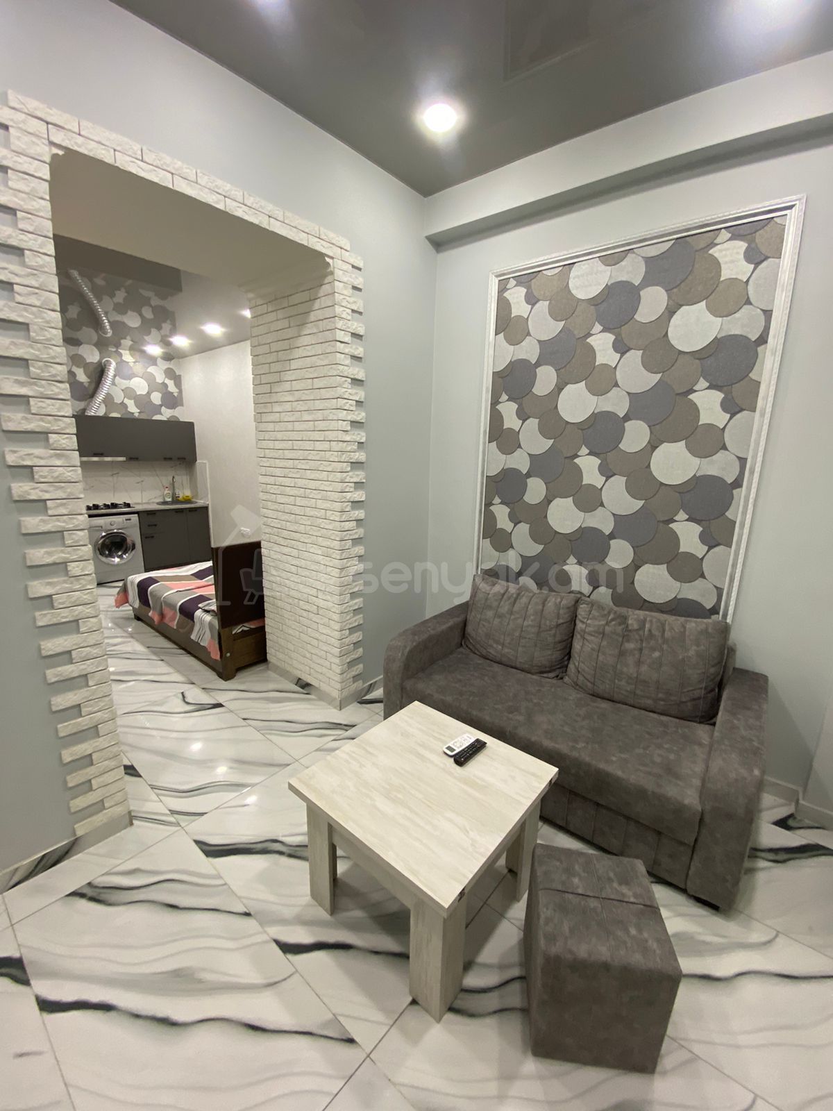 2 Սենյականոց Բնակարան Նորակառույցում, 35քմ, 1/5 հարկ, Դիզայներական Վերանորոգված