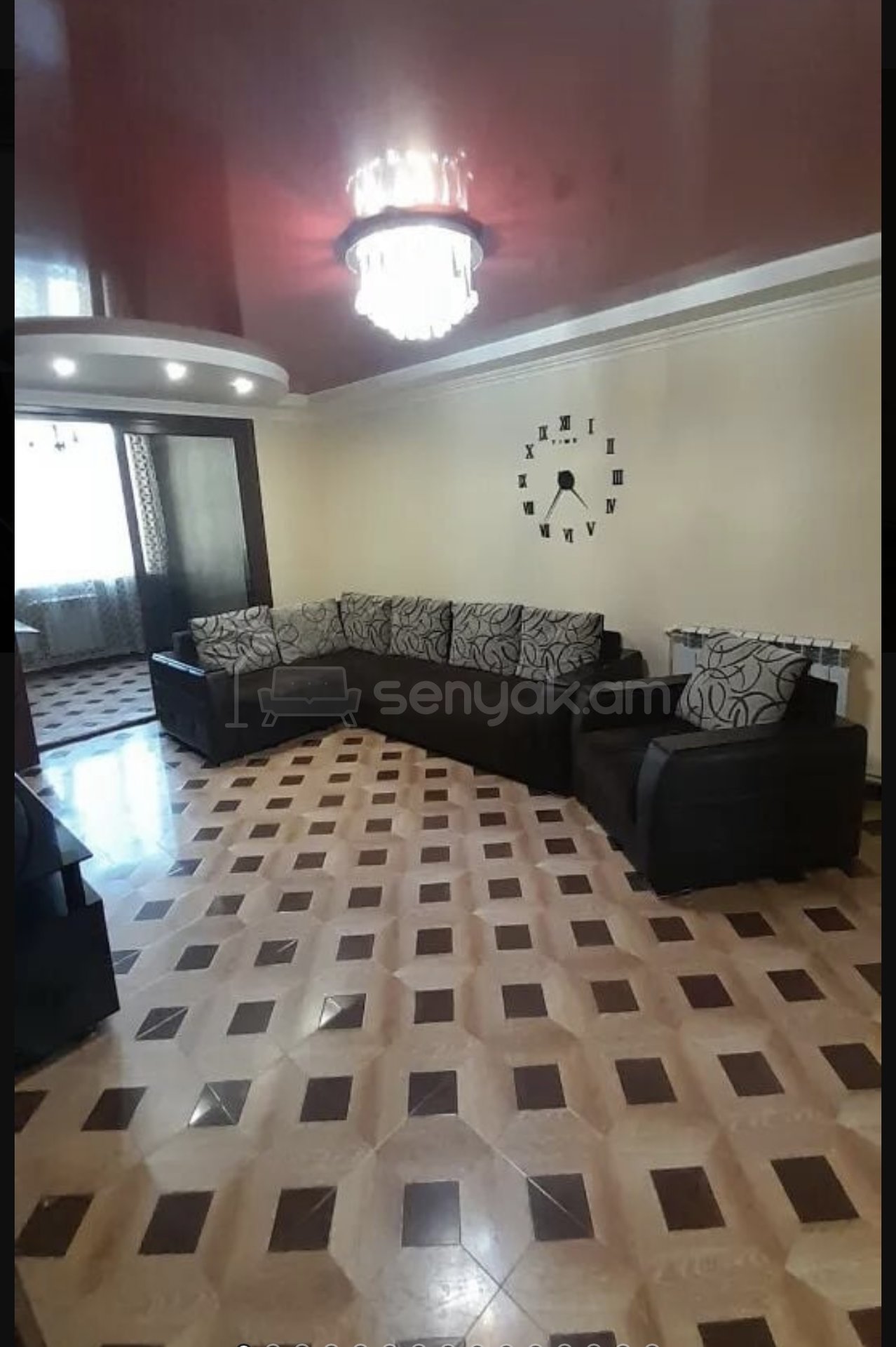 3 Սենյականոց Բնակարան Քարե Շենքում, 65քմ, 3/5 հարկ, Դիզայներական Վերանորոգված, Կահավորված
