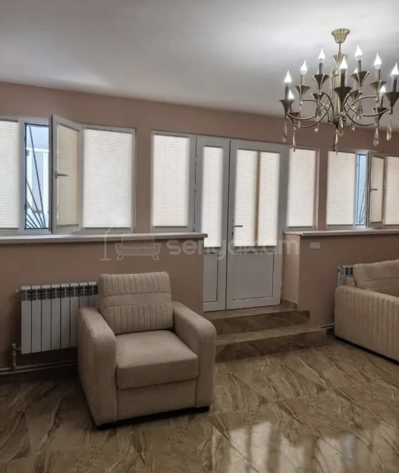 2 Սենյականոց Բնակարան Քարե Շենքում, 67քմ, 1/1 հարկ, Դիզայներական Վերանորոգված, Կահավորված, Արևկող