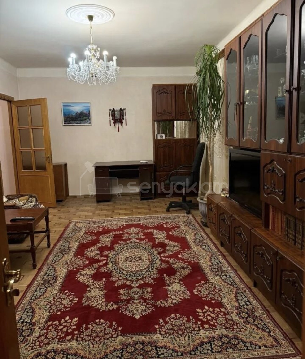 1 Սենյականոց Բնակարան, 55քմ, 2/9 հարկ, Նորմալ Վիճակում, Կահավորված, Արևկող