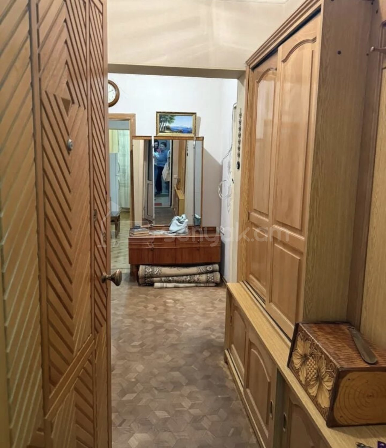 1 Սենյականոց Բնակարան, 55քմ, 2/9 հարկ, Նորմալ Վիճակում, Կահավորված, Արևկող