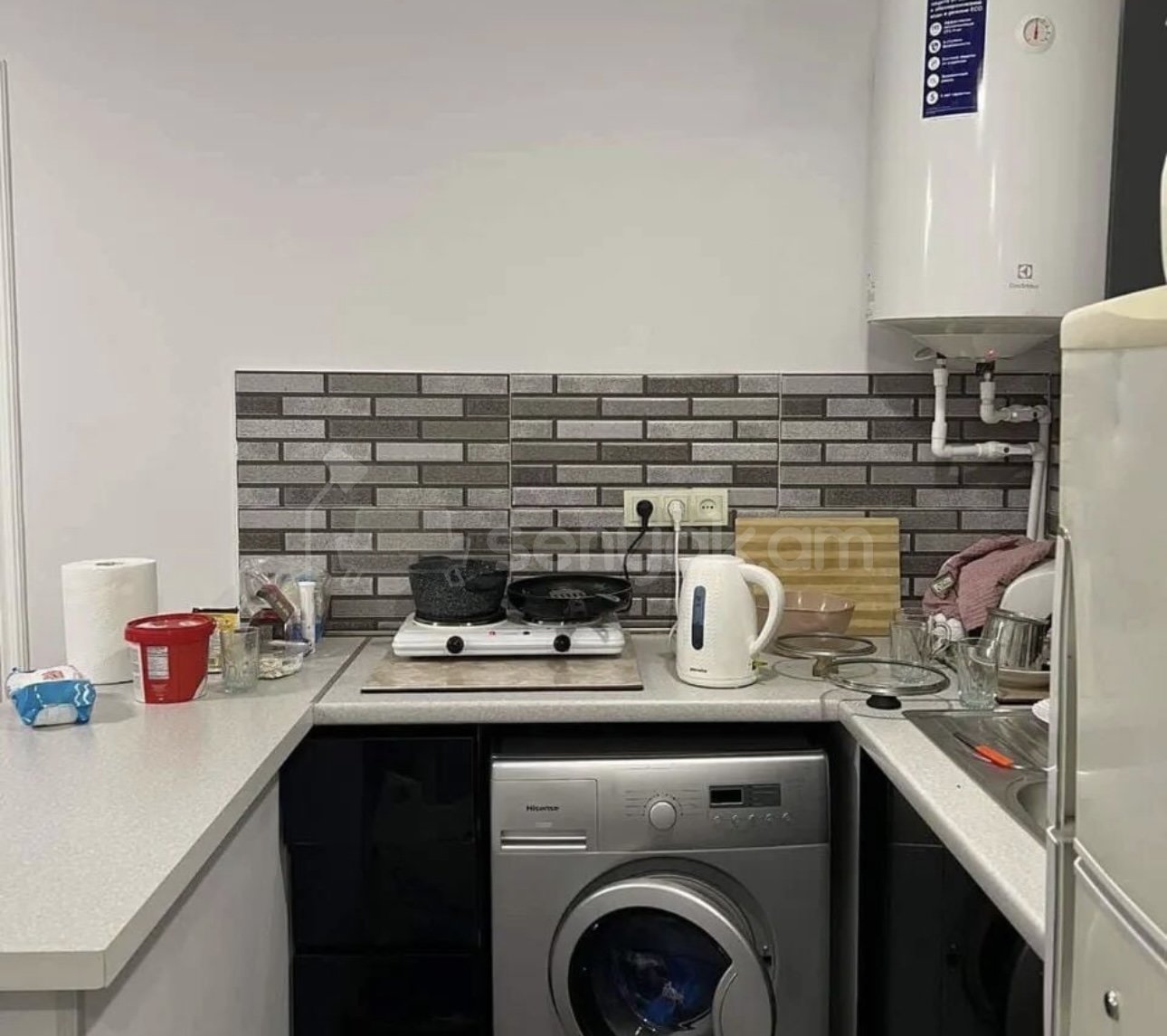 1 Սենյականոց Բնակարան, 37քմ, 4/5 հարկ, Դիզայներական Վերանորոգված, Կահավորված, Արևկող