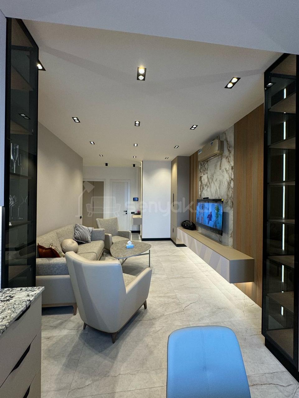 2 Սենյականոց Բնակարան Քարե Շենքում, 55քմ, 4/5 հարկ, Դիզայներական Վերանորոգված