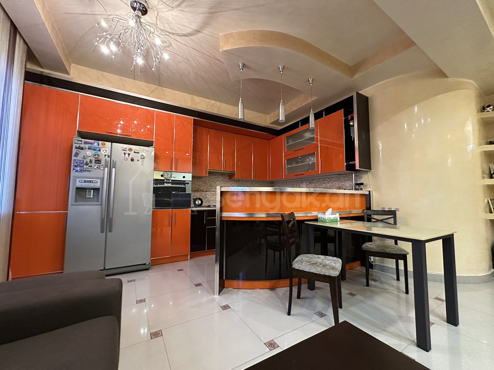 4 Սենյականոց Բնակարան Նորակառույցում, 124քմ, 3/8 հարկ, Կապիտալ Վերանորոգված, Կահավորված, Արևկող