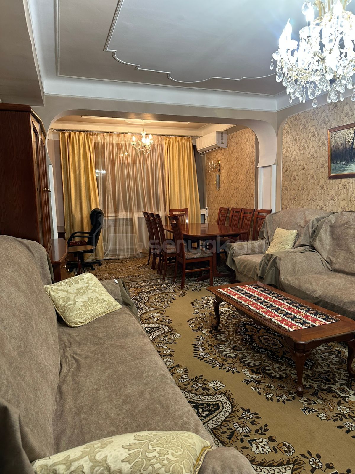 3 Սենյականոց Բնակարան, 110քմ, 14/16 հարկ, Կապիտալ Վերանորոգված, Կահավորված, Արևկող