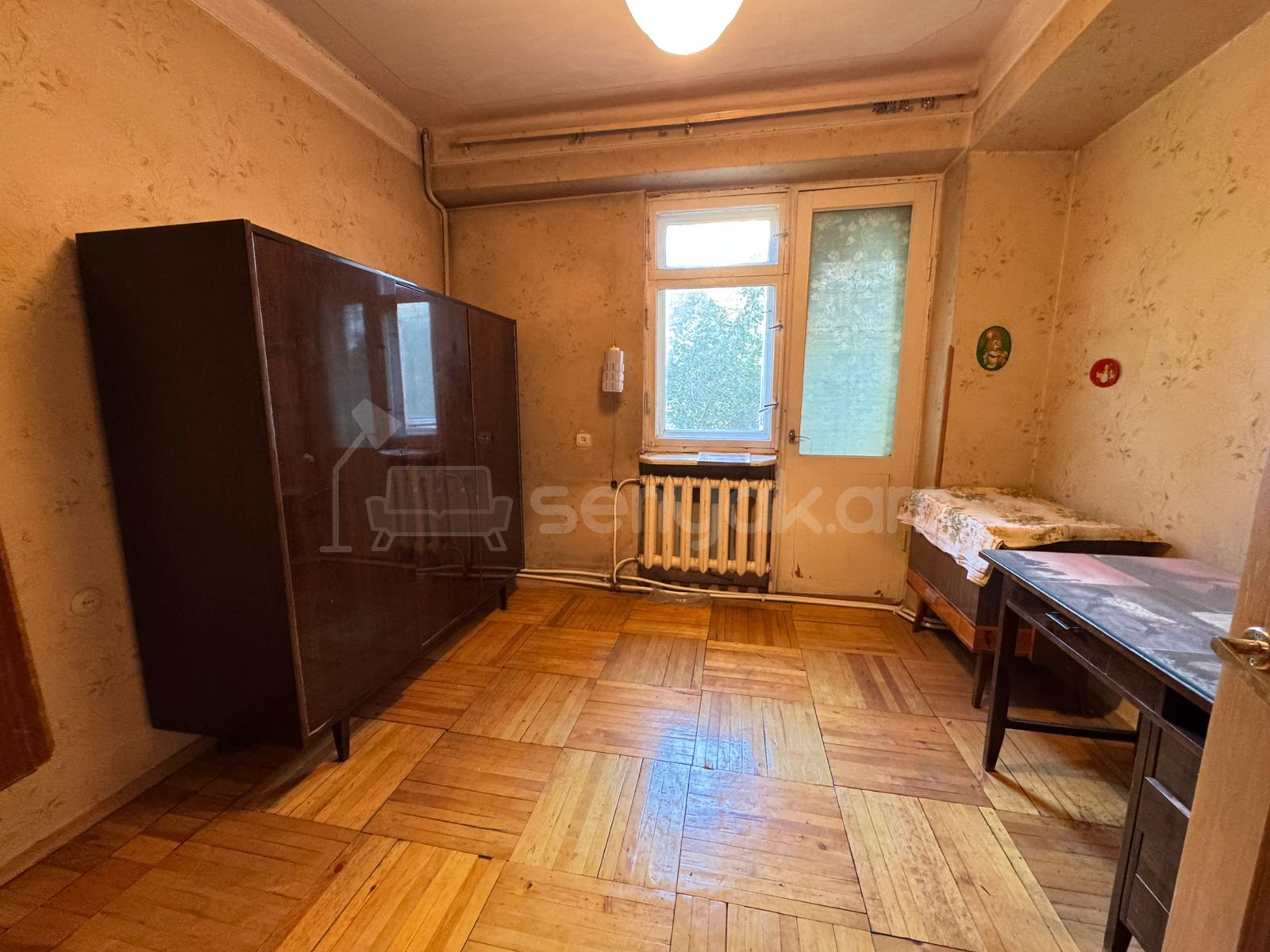 Ազատ նախագծով Բնակարան, 89քմ, 3/12 հարկ, Պետական Վիճակում