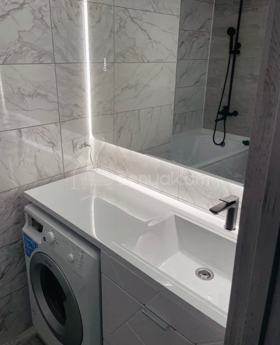 1 Սենյականոց Բնակարան Նորակառույցում, 54քմ, 4/10 հարկ, Դիզայներական Վերանորոգված