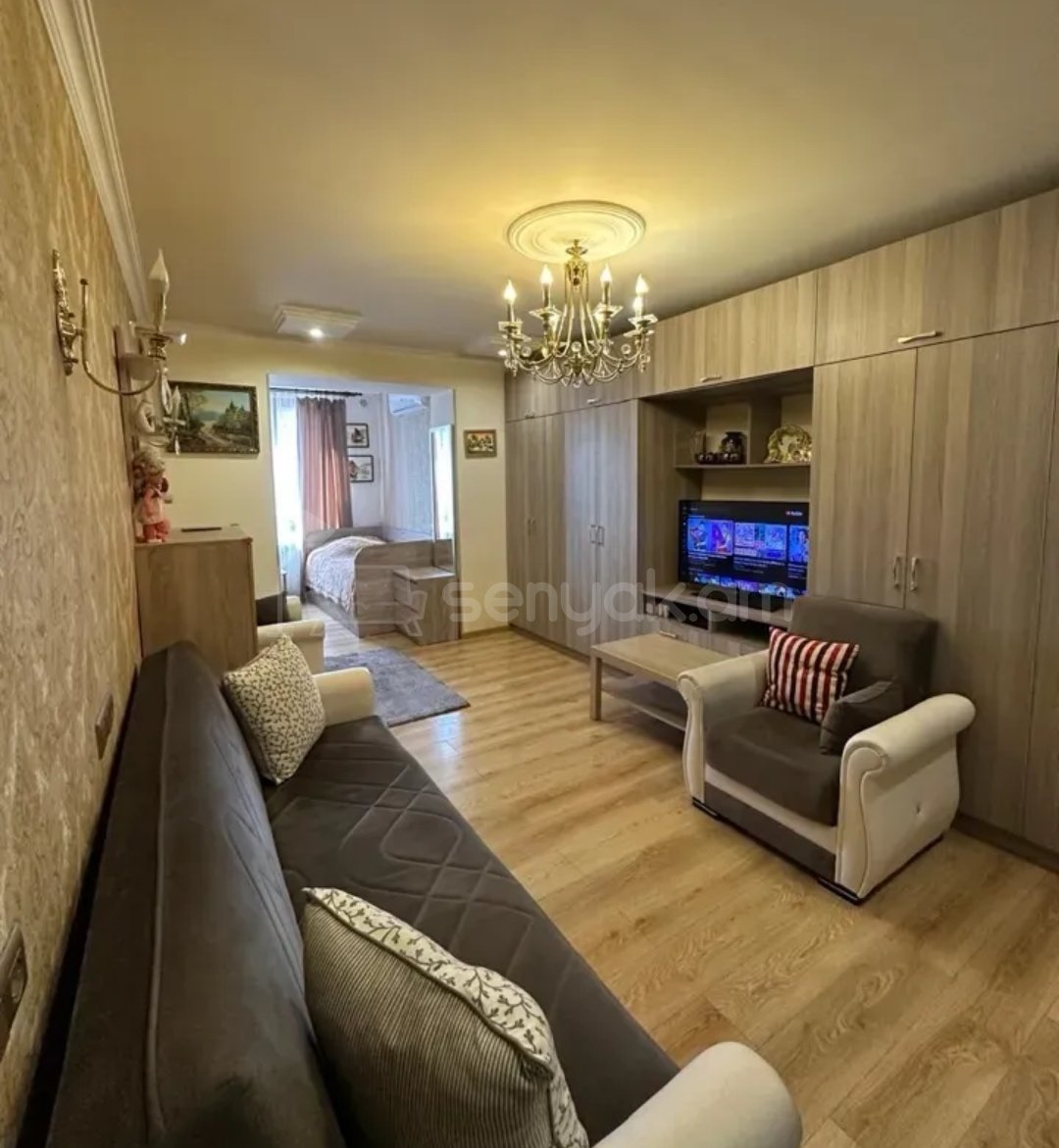 1 Սենյականոց Բնակարան Քարե Շենքում, 45քմ, 3/4 հարկ, Կապիտալ Վերանորոգված