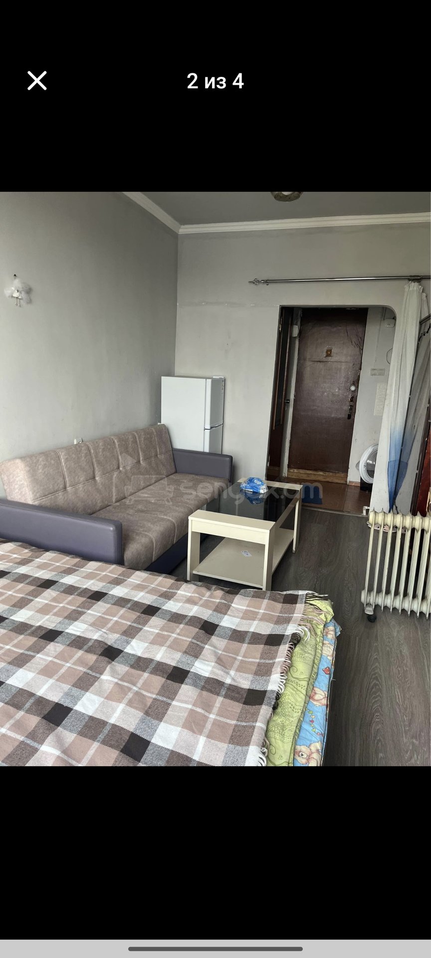 1 Սենյականոց Բնակարան Քարե Շենքում, 30քմ, 5/9 հարկ, Նորմալ Վիճակում, Կահավորված