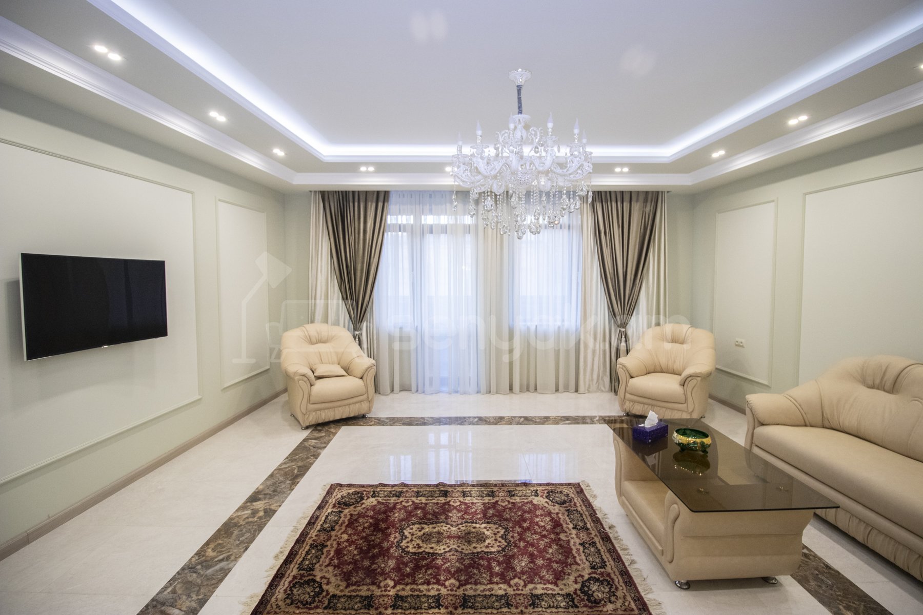 3 Սենյականոց Բնակարան Նորակառույցում, 130քմ, 3/10 հարկ, Դիզայներական Վերանորոգված