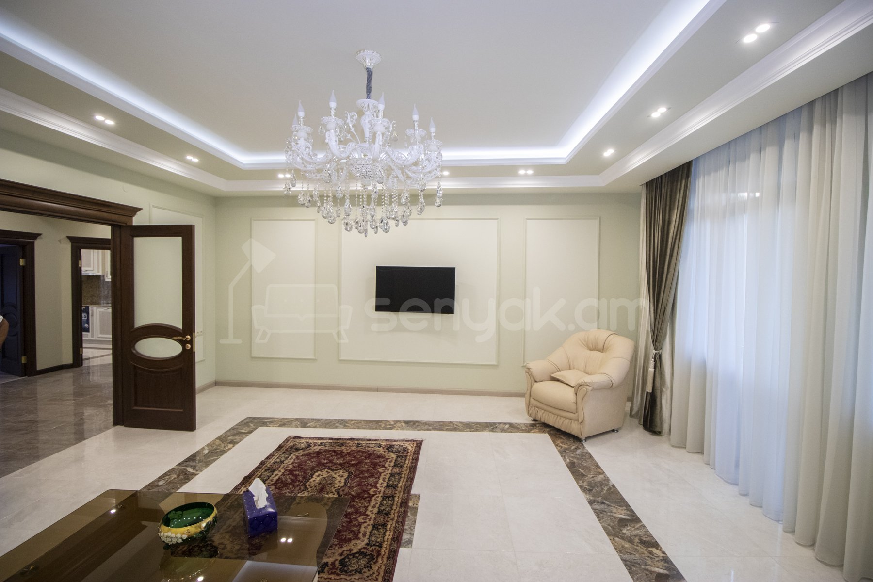 3 Սենյականոց Բնակարան Նորակառույցում, 130քմ, 3/10 հարկ, Դիզայներական Վերանորոգված