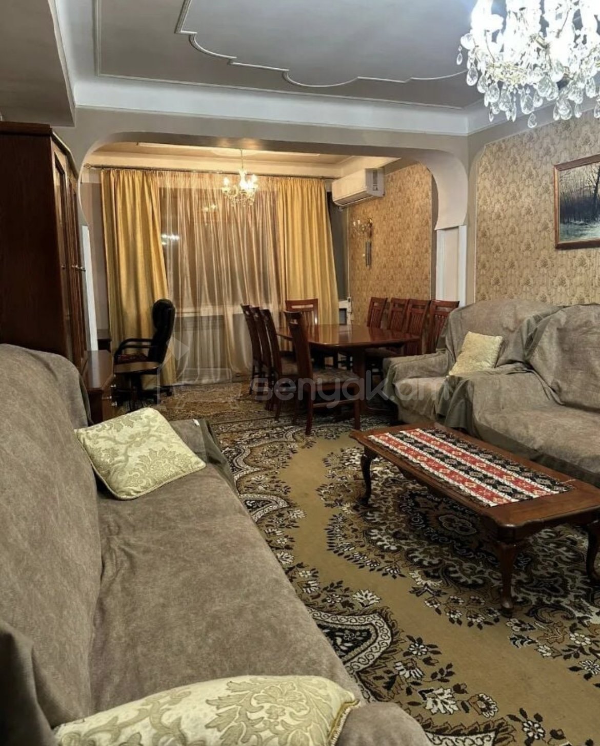 3 Սենյականոց Բնակարան, 110քմ, 14/16 հարկ, Կապիտալ Վերանորոգված, Կահավորված, Արևկող