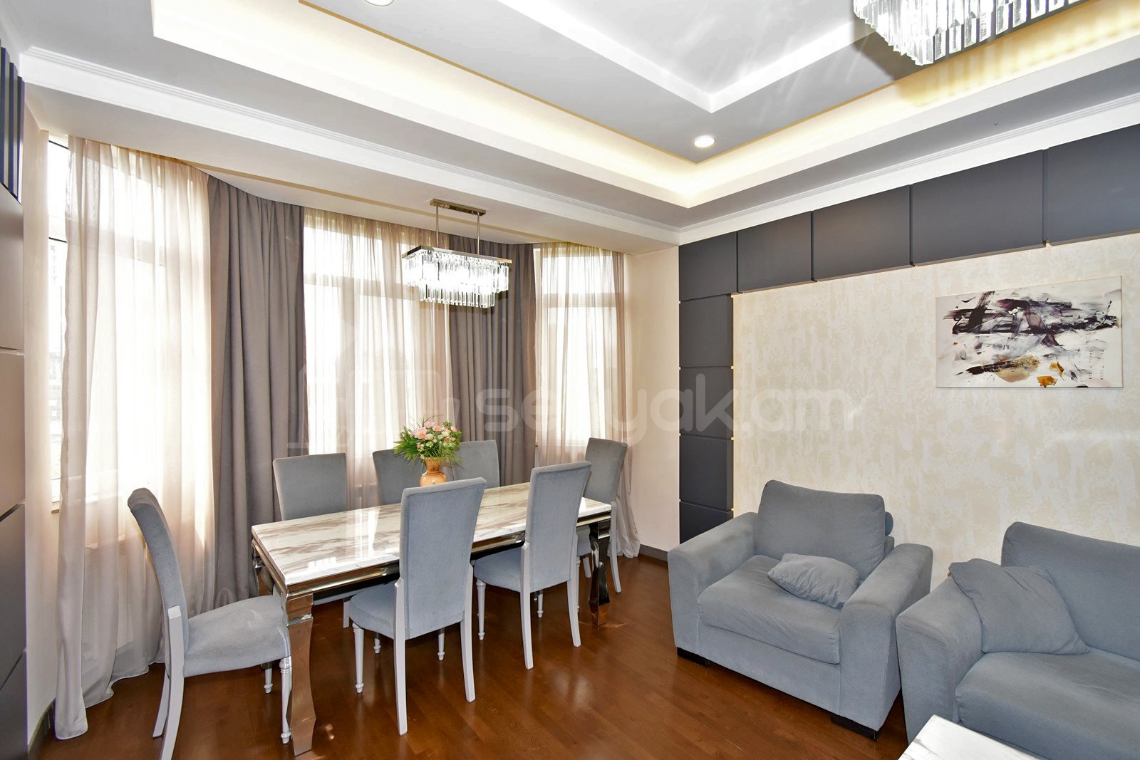 6 Սենյականոց Բնակարան Նորակառույցում, 233քմ, 6/6 հարկ, Դիզայներական Վերանորոգված, Կահավորված, Արևկող