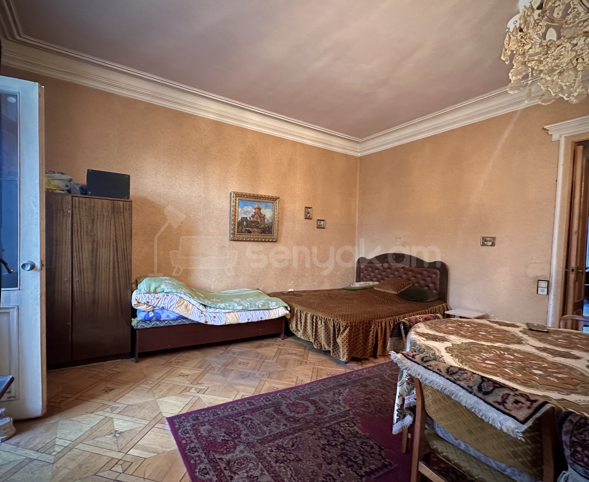 3 Սենյականոց Բնակարան Քարե Շենքում, 76քմ, 3/4 հարկ, Զրոյական Վիճակում