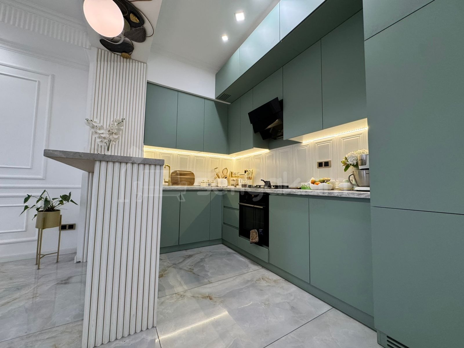 2 Սենյականոց Բնակարան Նորակառույցում, 52քմ, 12/18 հարկ, Կապիտալ Վերանորոգված