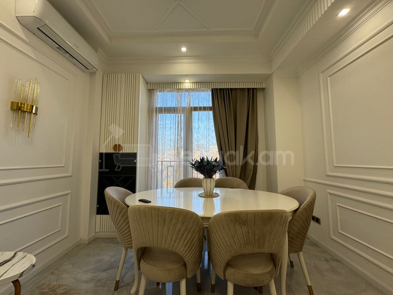 2 Սենյականոց Բնակարան Նորակառույցում, 52քմ, 12/18 հարկ, Կապիտալ Վերանորոգված