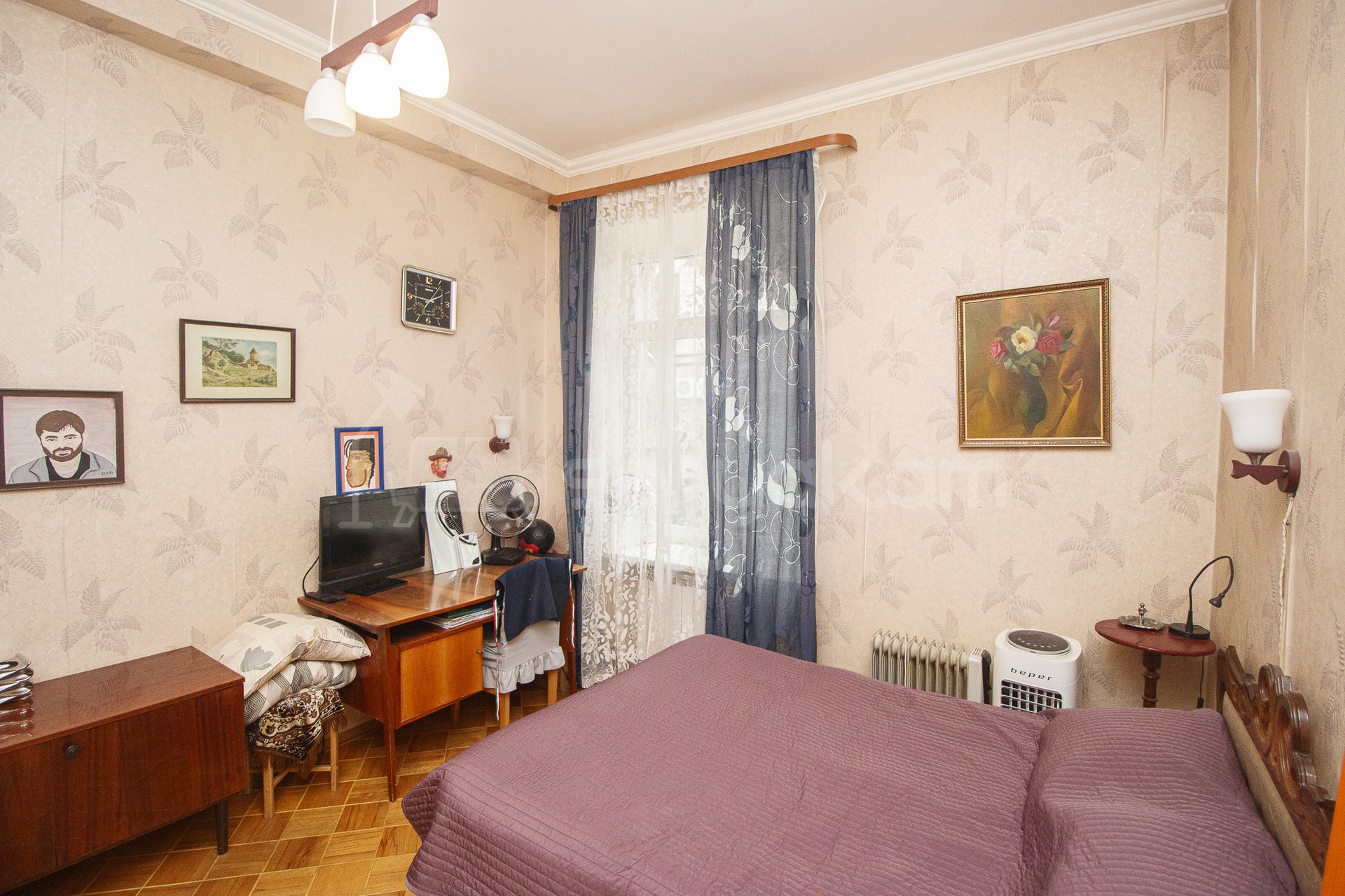 2 Սենյականոց Բնակարան Քարե Շենքում, 60քմ, 2/4 հարկ, Կապիտալ Վերանորոգված