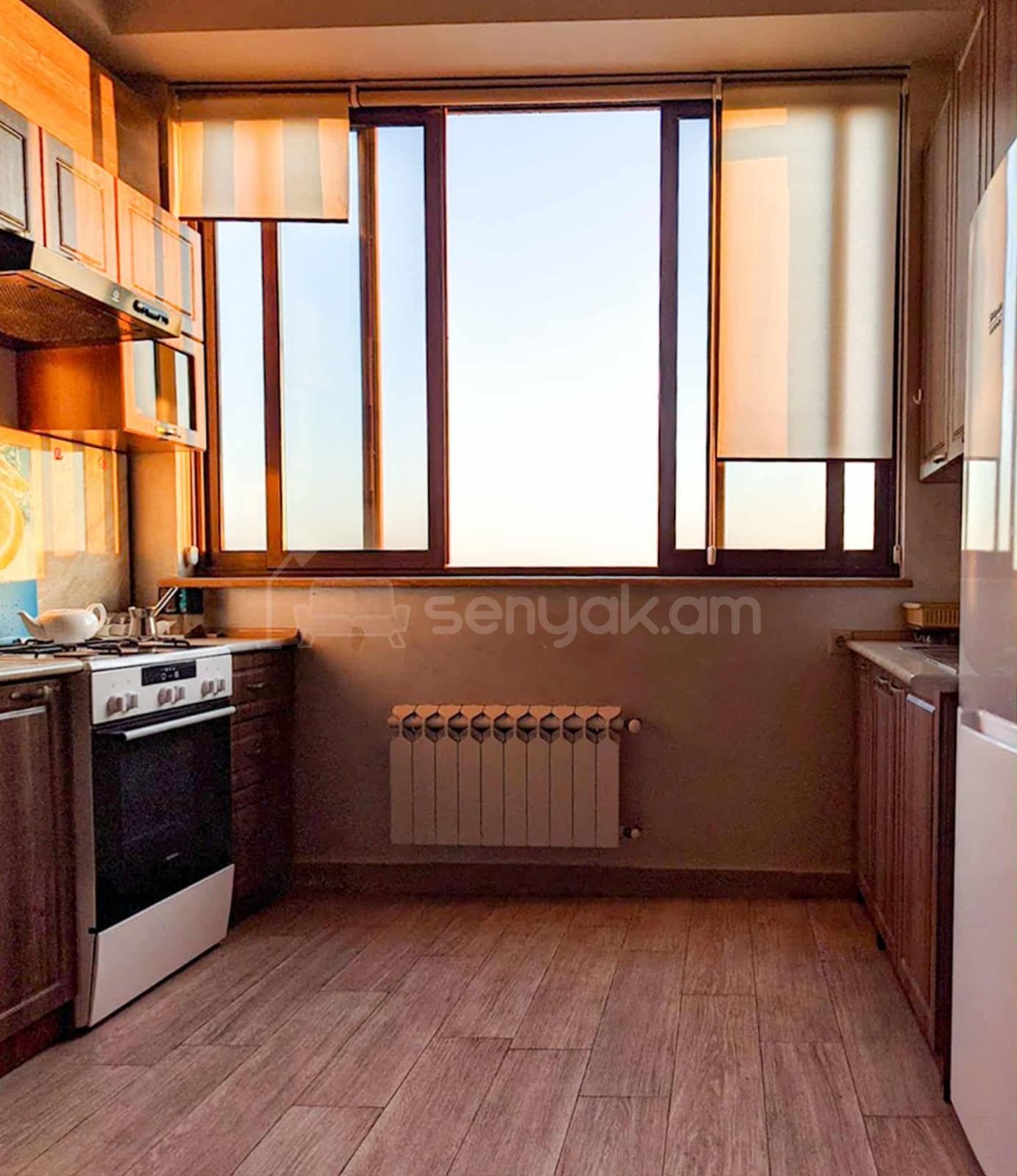 3 Սենյականոց Բնակարան Նորակառույցում, 60քմ, 13/15 հարկ, Կապիտալ Վերանորոգված