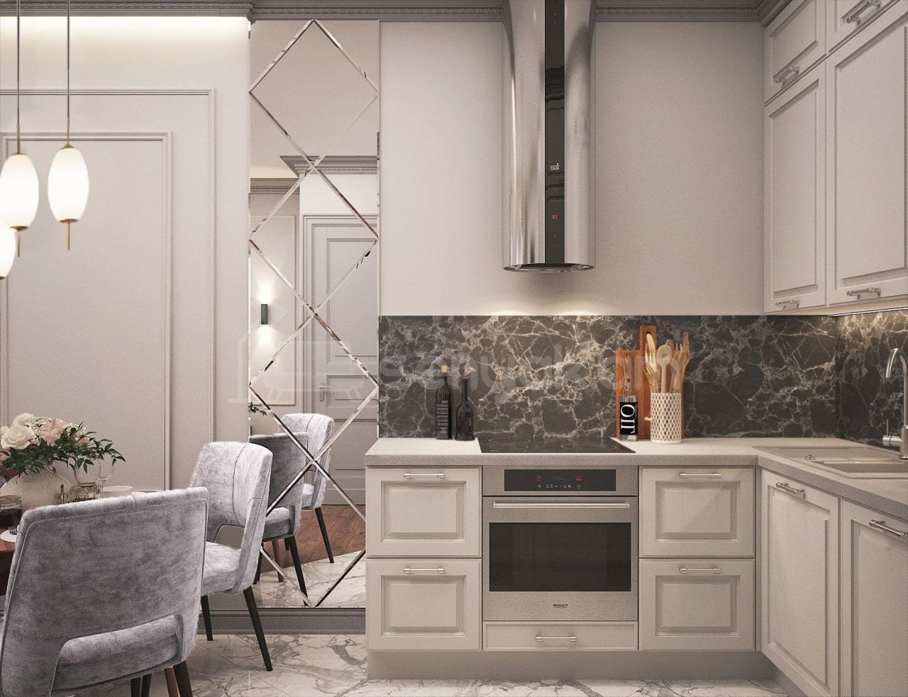 2 Սենյականոց Բնակարան Նորակառույցում, 56քմ, 7/16 հարկ, Զրոյական Վիճակում