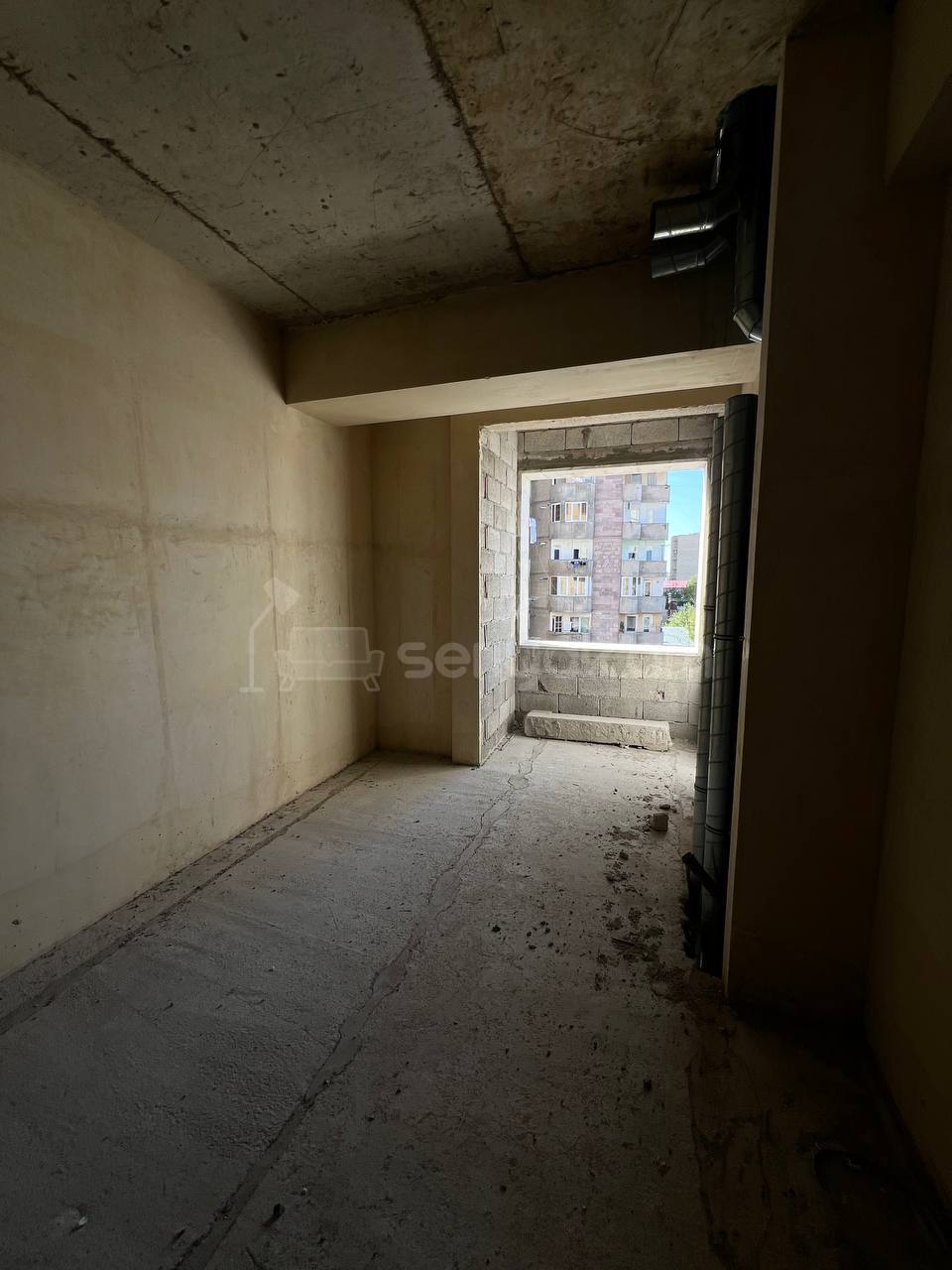 2 Սենյականոց Բնակարան Նորակառույցում, 45քմ, 4/9 հարկ, Պետական Վիճակում