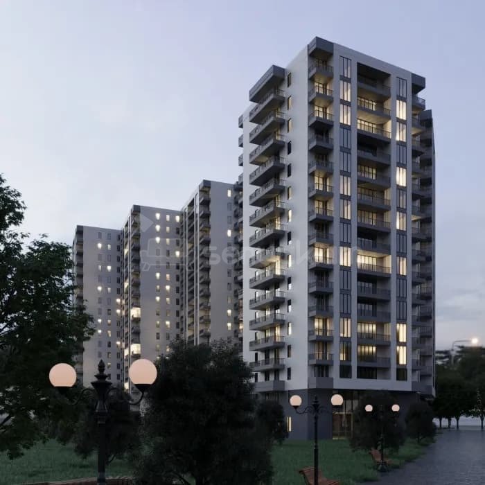 2 Սենյականոց Բնակարան Նորակառույցում, 56քմ, 3/14 հարկ, Զրոյական Վիճակում