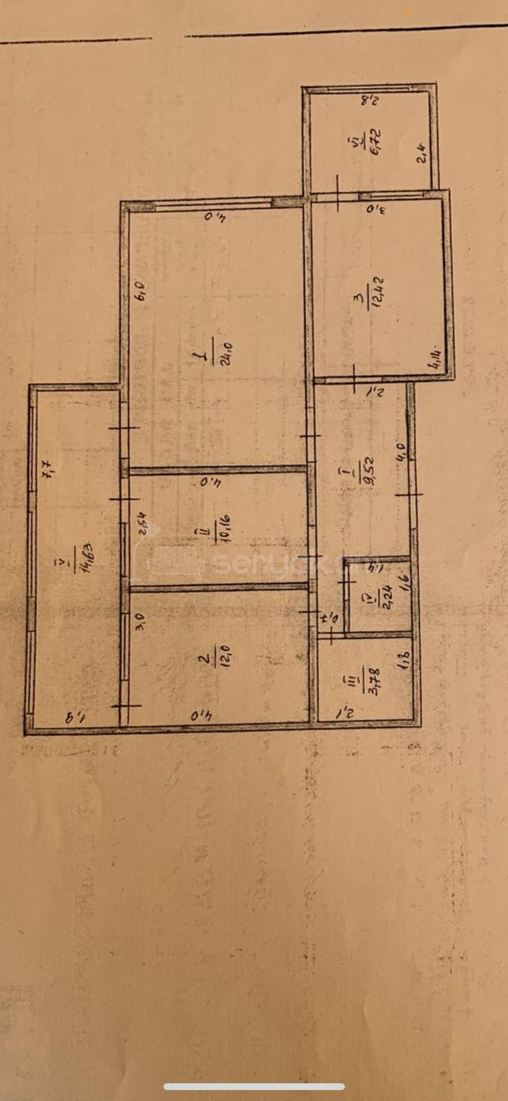 3 Սենյականոց Բնակարան, 100քմ, 4/16 հարկ, Կապիտալ Վերանորոգված