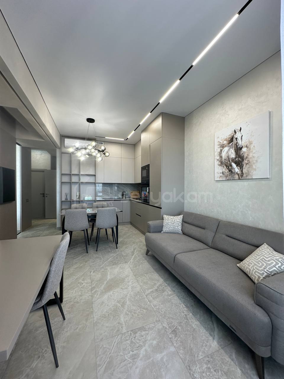 2 Սենյականոց Բնակարան Նորակառույցում, 45քմ, 7/12 հարկ, Դիզայներական Վերանորոգված, Կահավորված, Արևկող