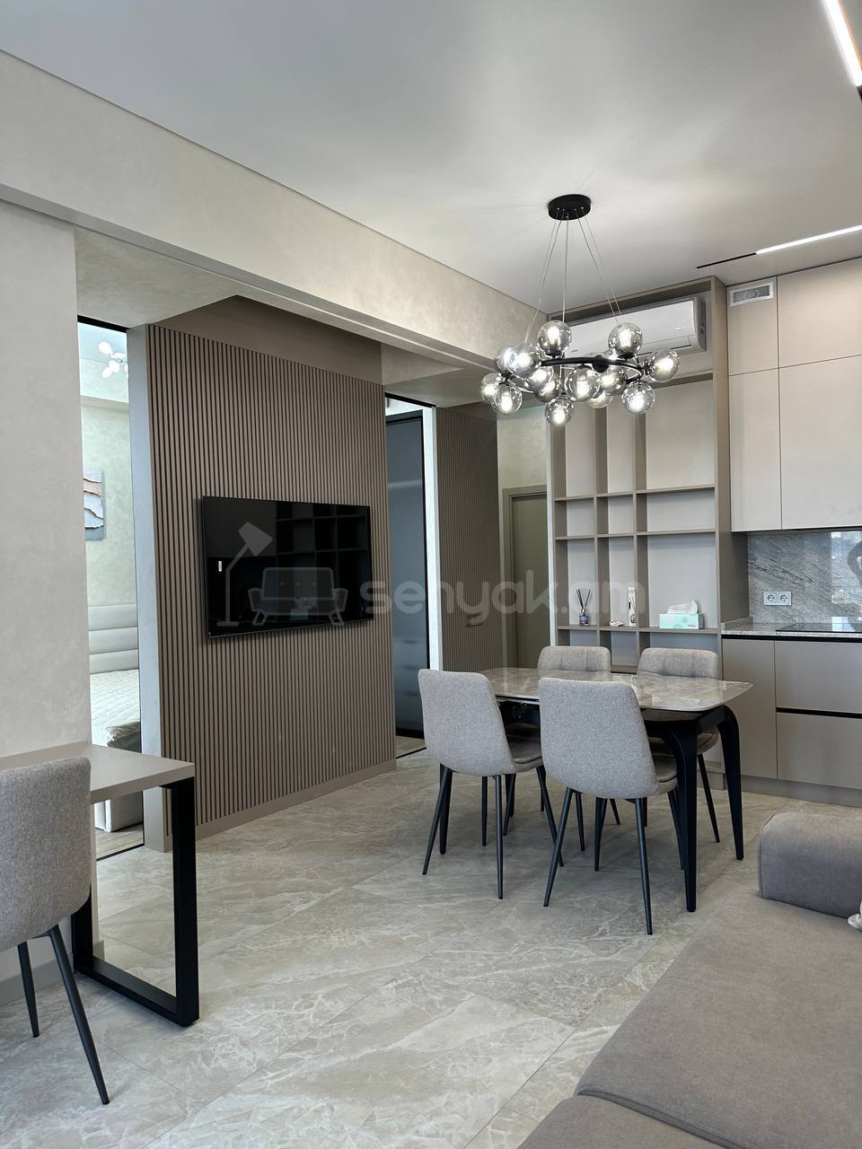 2 Սենյականոց Բնակարան Նորակառույցում, 45քմ, 7/12 հարկ, Դիզայներական Վերանորոգված, Կահավորված, Արևկող