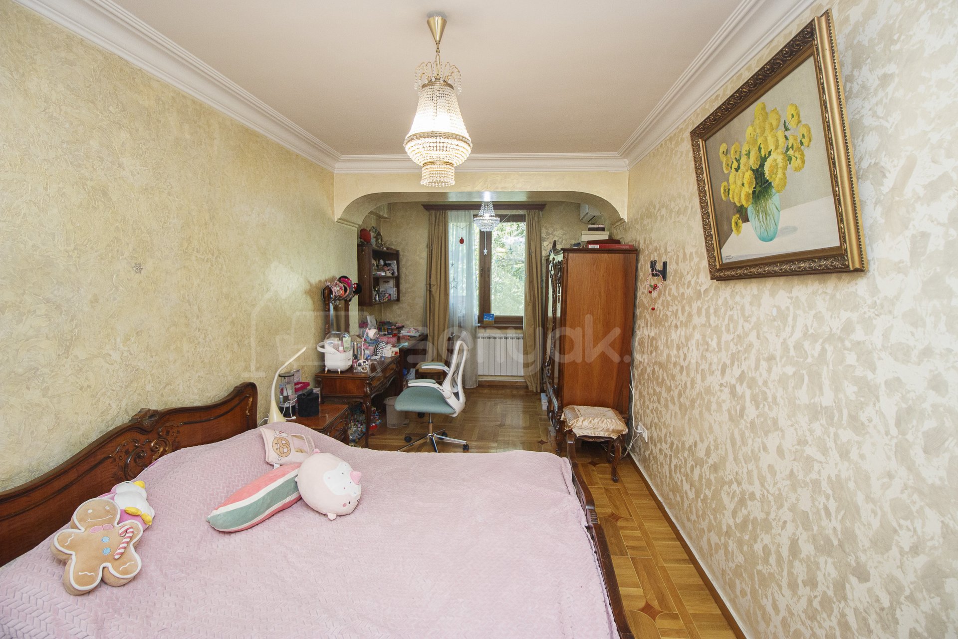 3 Սենյականոց Բնակարան, 95քմ, 4/11 հարկ, Կապիտալ Վերանորոգված