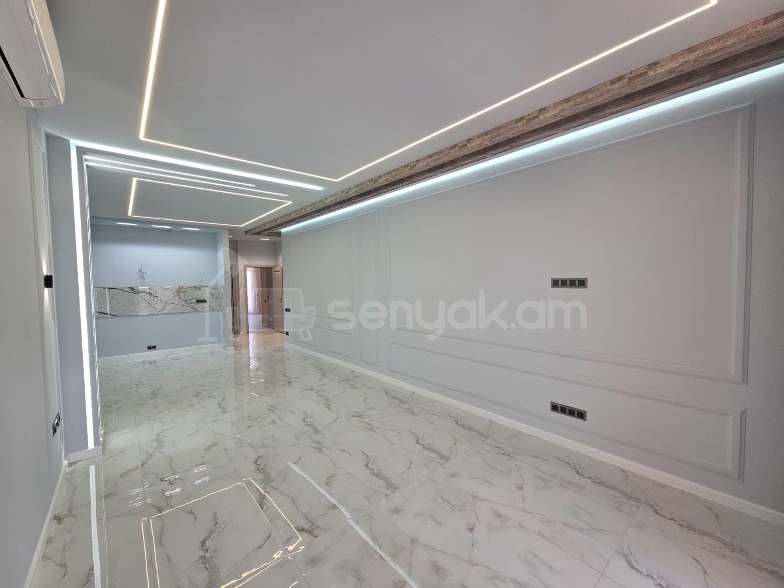 3 Սենյականոց Բնակարան Նորակառույցում, 90քմ, 13/13 հարկ, Կապիտալ Վերանորոգված