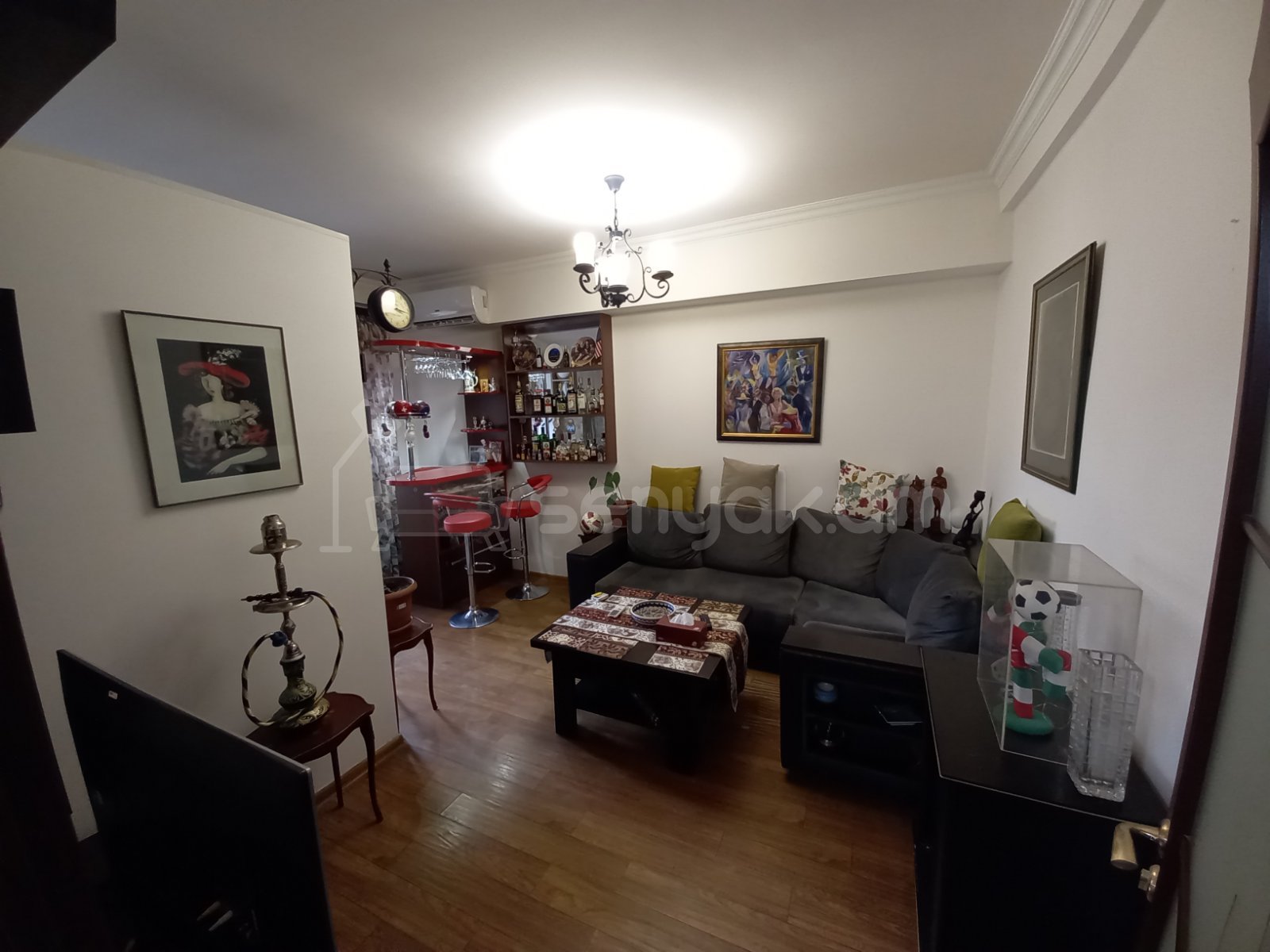 2 Սենյականոց Բնակարան Քարե Շենքում, 51քմ, 3/8 հարկ, Կապիտալ Վերանորոգված, Կահավորված