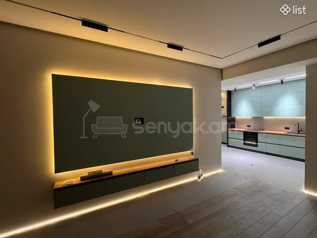 2 Սենյականոց Բնակարան Նորակառույցում, 61քմ, 9/16 հարկ, Դիզայներական Վերանորոգված