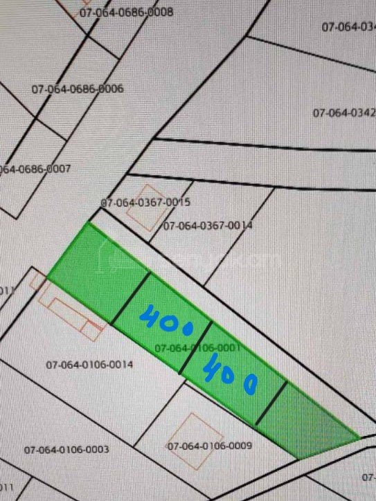 Բնակելի Նշանակության Հողատարածք, 400քմ, Խմելու Ջրով, Էլեկտրականությամբ