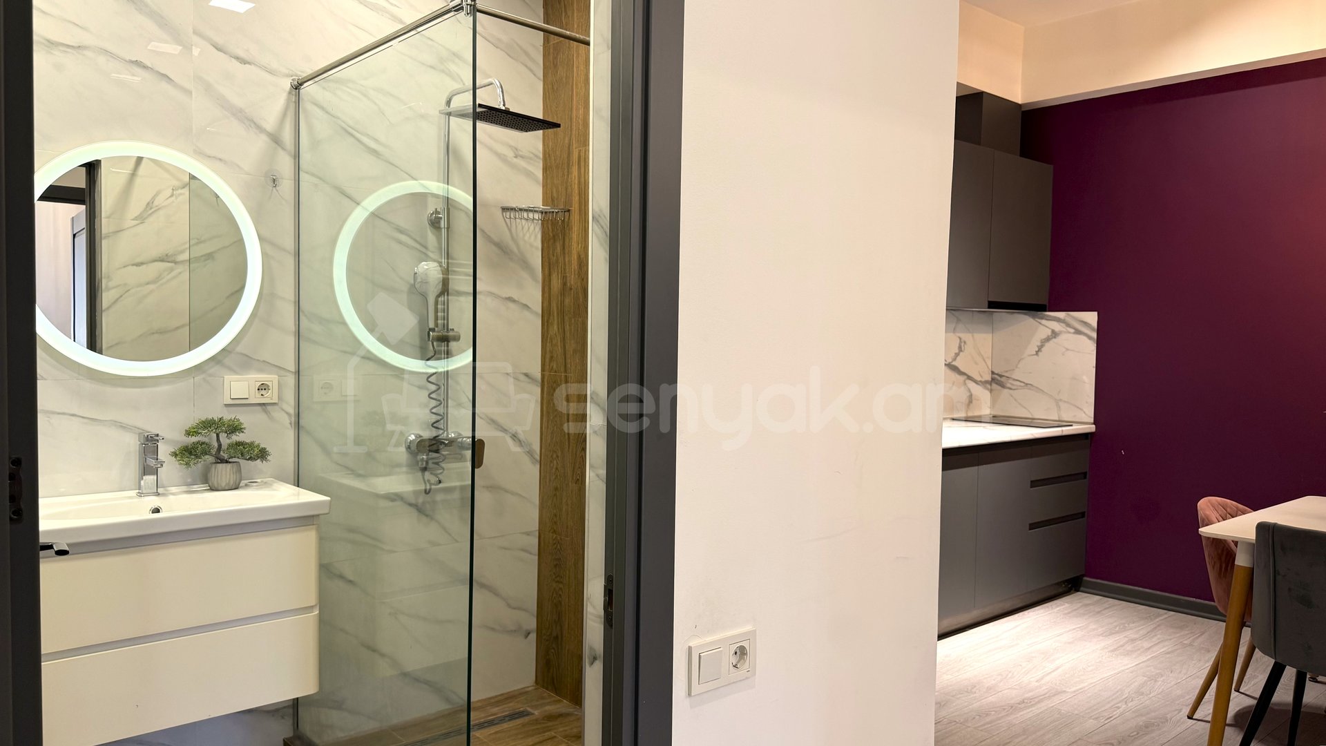 2 Սենյականոց Բնակարան Նորակառույցում, 72քմ, 5/16 հարկ, Դիզայներական Վերանորոգված