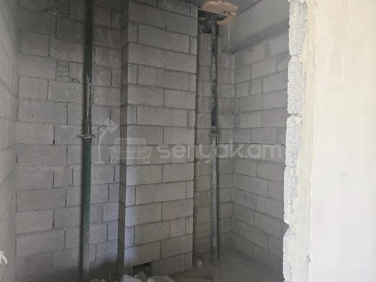 3 Սենյականոց Բնակարան Նորակառույցում, 62քմ, 1/5 հարկ, Զրոյական Վիճակում