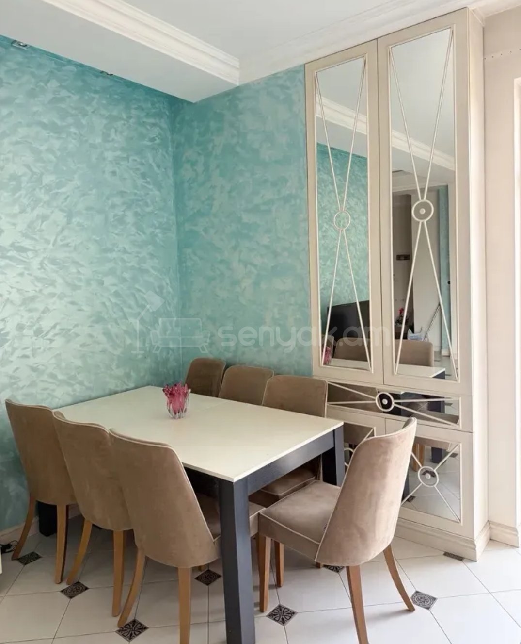 3 Սենյականոց Բնակարան Նորակառույցում, 90քմ, 7/9 հարկ, Դիզայներական Վերանորոգված