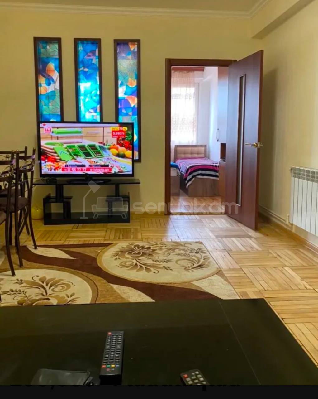 2 Սենյականոց Բնակարան Քարե Շենքում, 55քմ, 7/9 հարկ, Նորմալ Վիճակում, Կահավորված