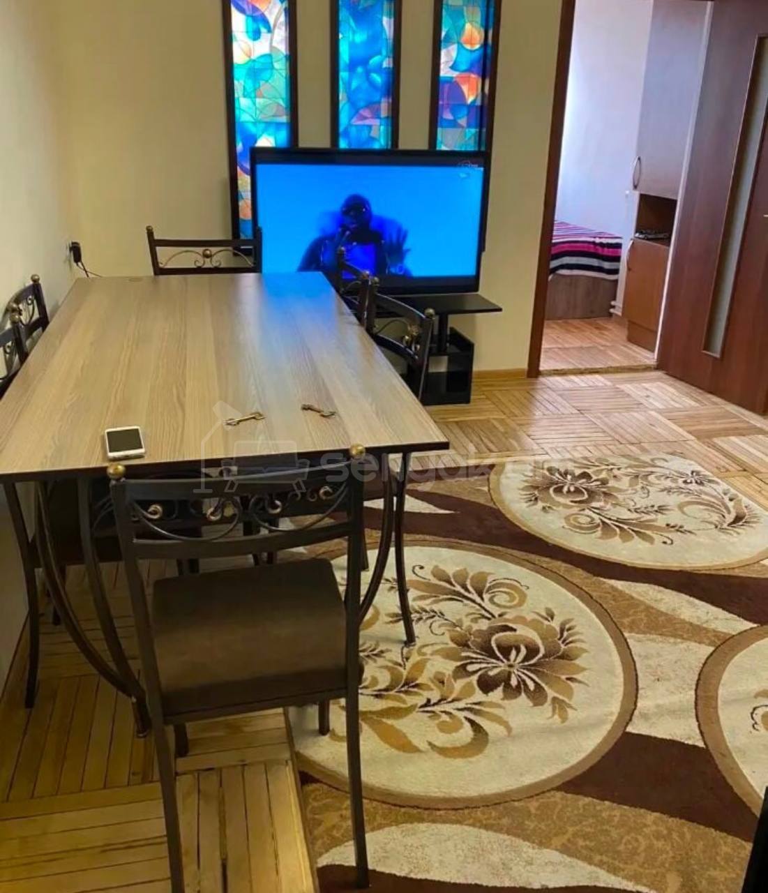 2 Սենյականոց Բնակարան Քարե Շենքում, 55քմ, 7/9 հարկ, Նորմալ Վիճակում, Կահավորված